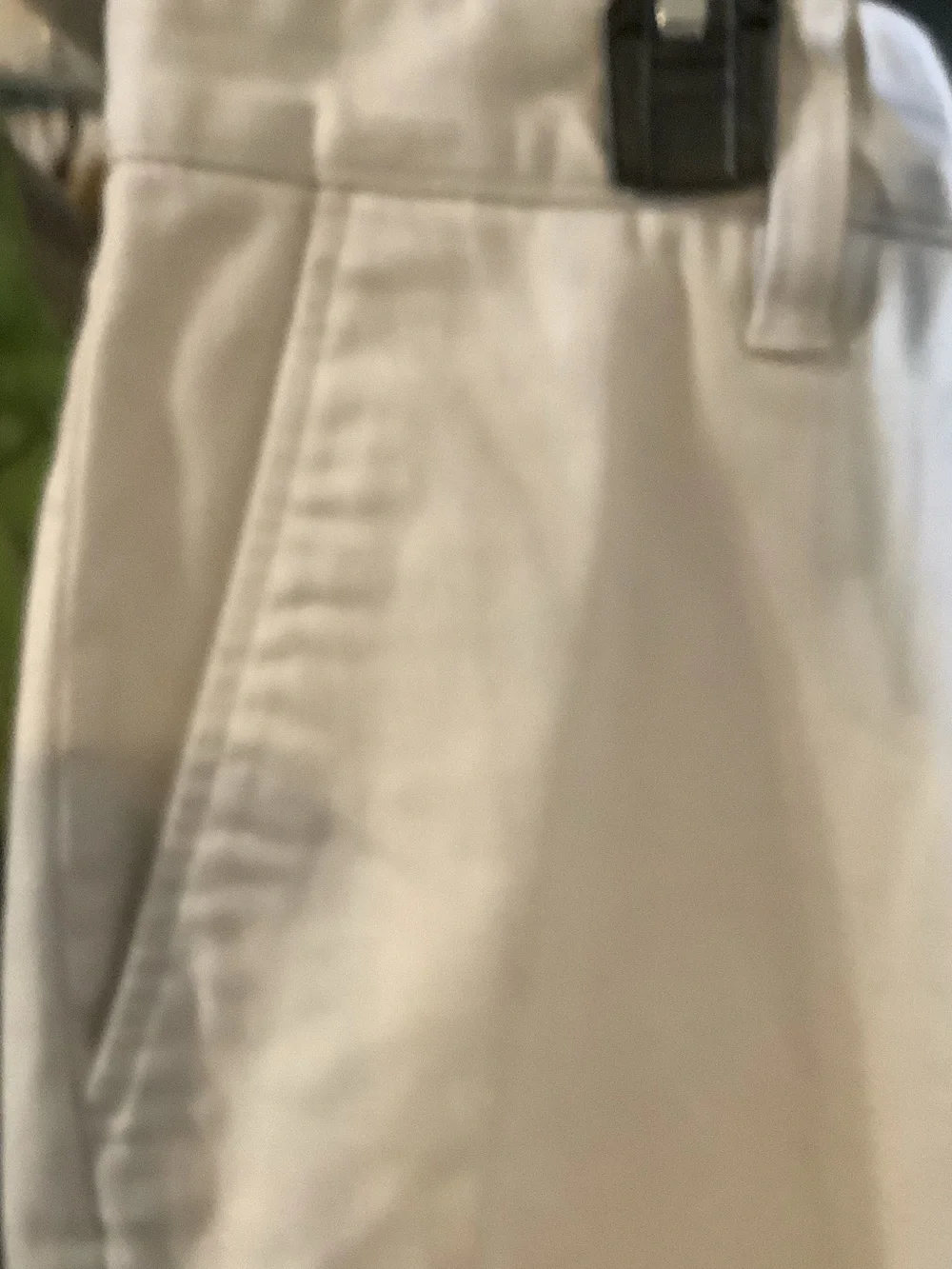 Nautica‎ Men's Flat Front Shorts in Off-White/Cream, 34